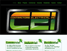 Tablet Screenshot of contractorselectricalinc.com